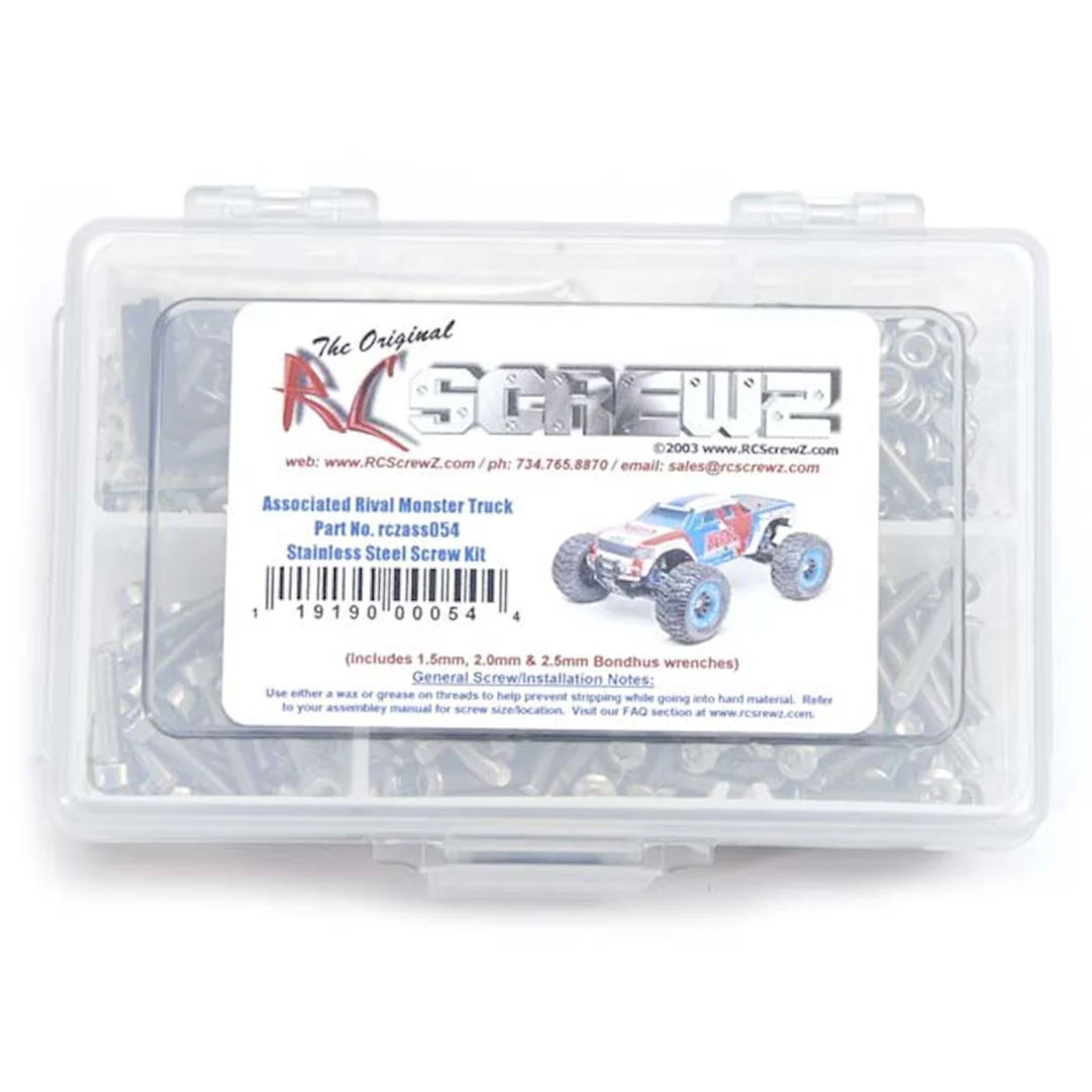 RC Screwz SS Screw Kit ASC Rival Monster Truck