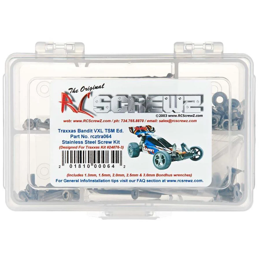 RC Screwz Stainless Screw Kit Bandit VXL TSM