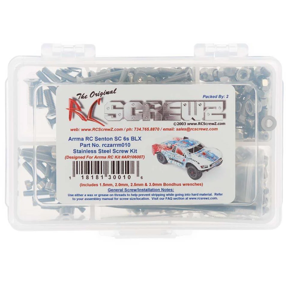 RC Screwz Stainless Screw Kit Senton SC 6S
