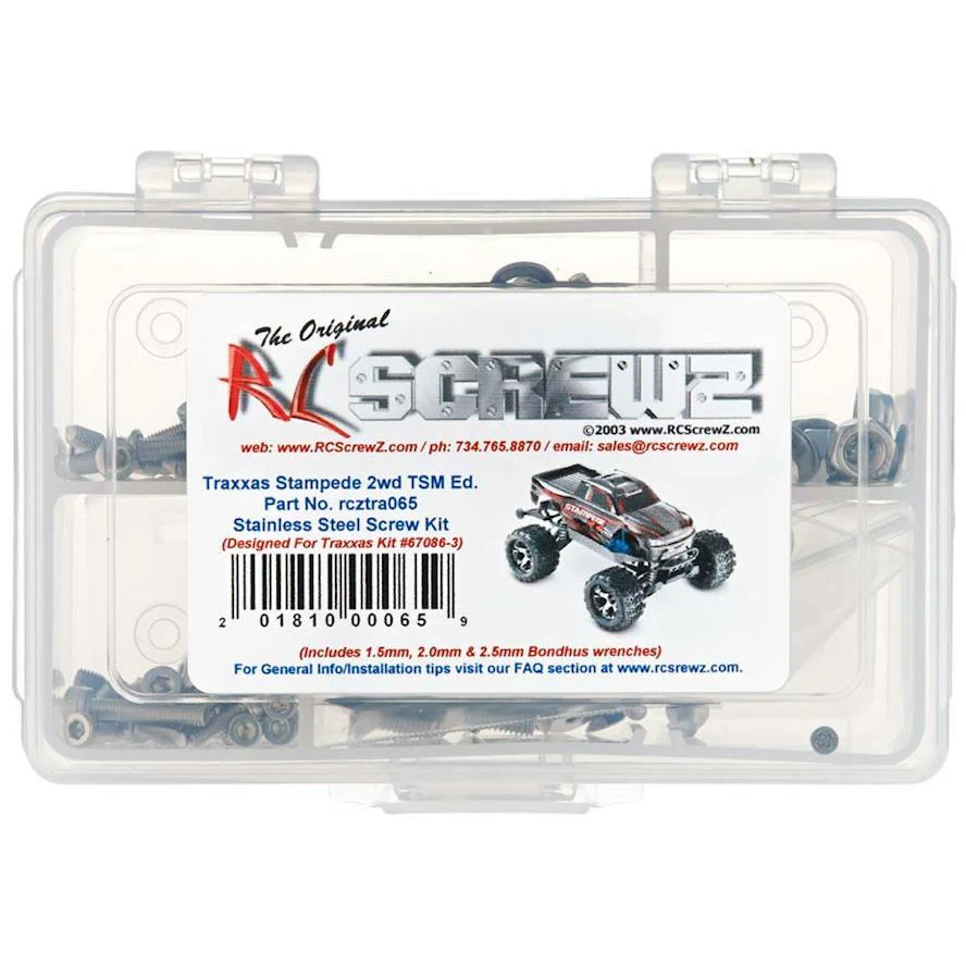 RC Screwz Stainless Screw Kit Stampede 4x4 TSM