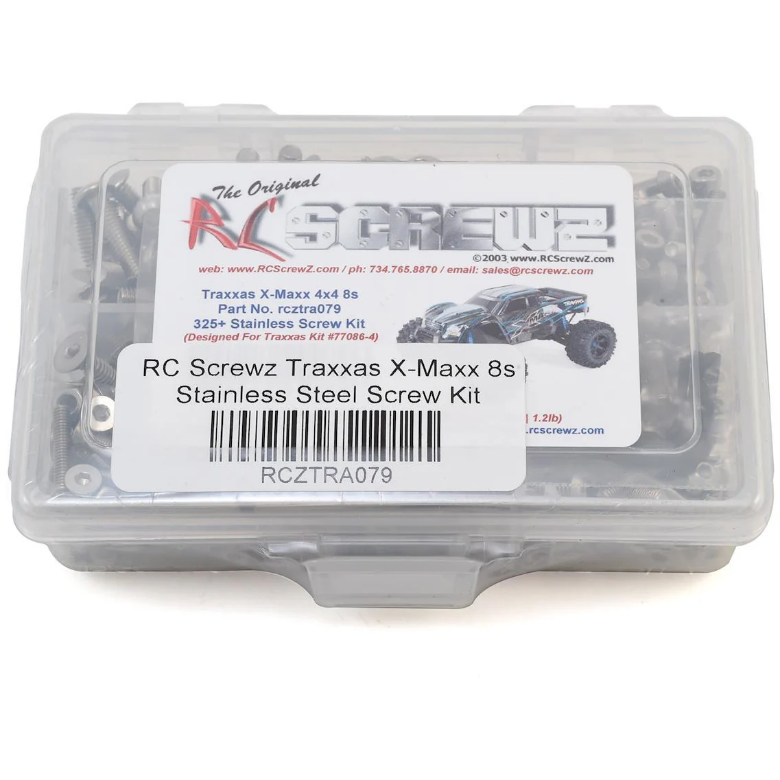 RC Screwz Traxxas X-Maxx 8S Stainless Steel Screw Kit