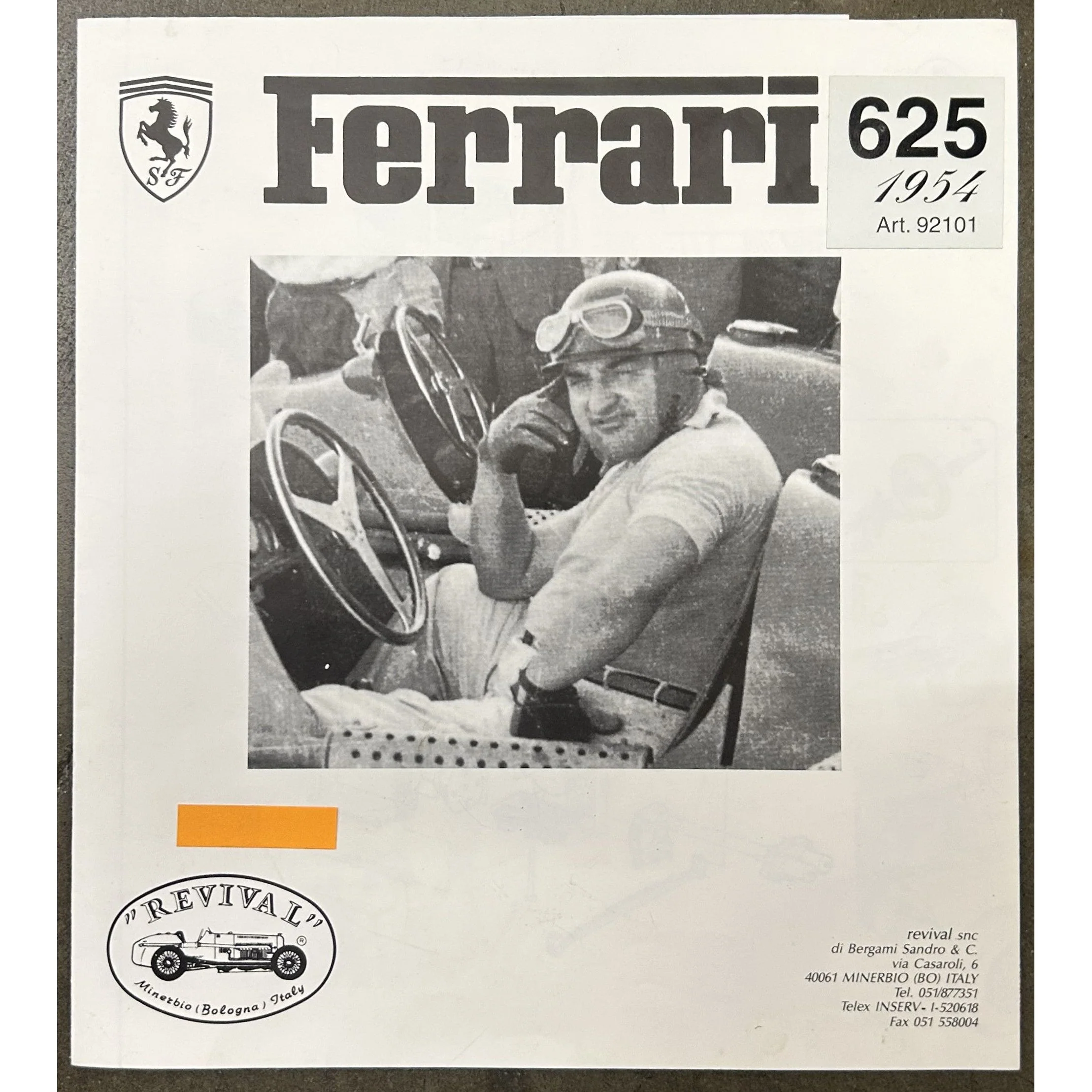 Revival 1/20 Scale Metal 1954 Ferrari 625 Grand Prix Car started - Image 6
