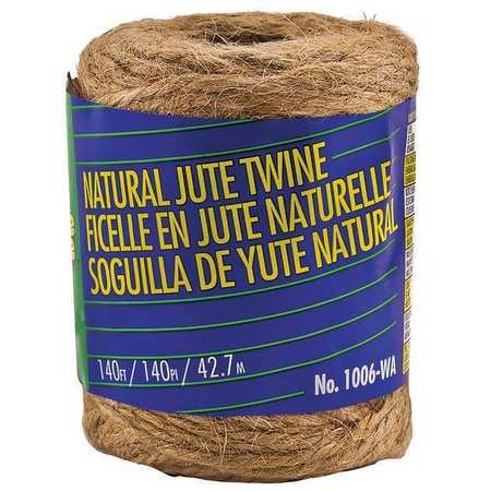 Rope, 140ft, Manila, 1lb., Jute