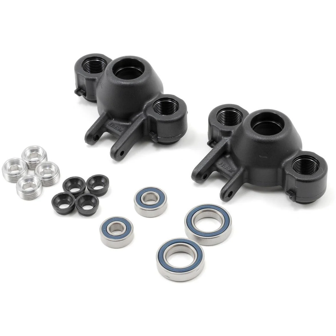 RPM Axle Carriers & Oversized Bearings (Black) (Revo/Slayer) (2)