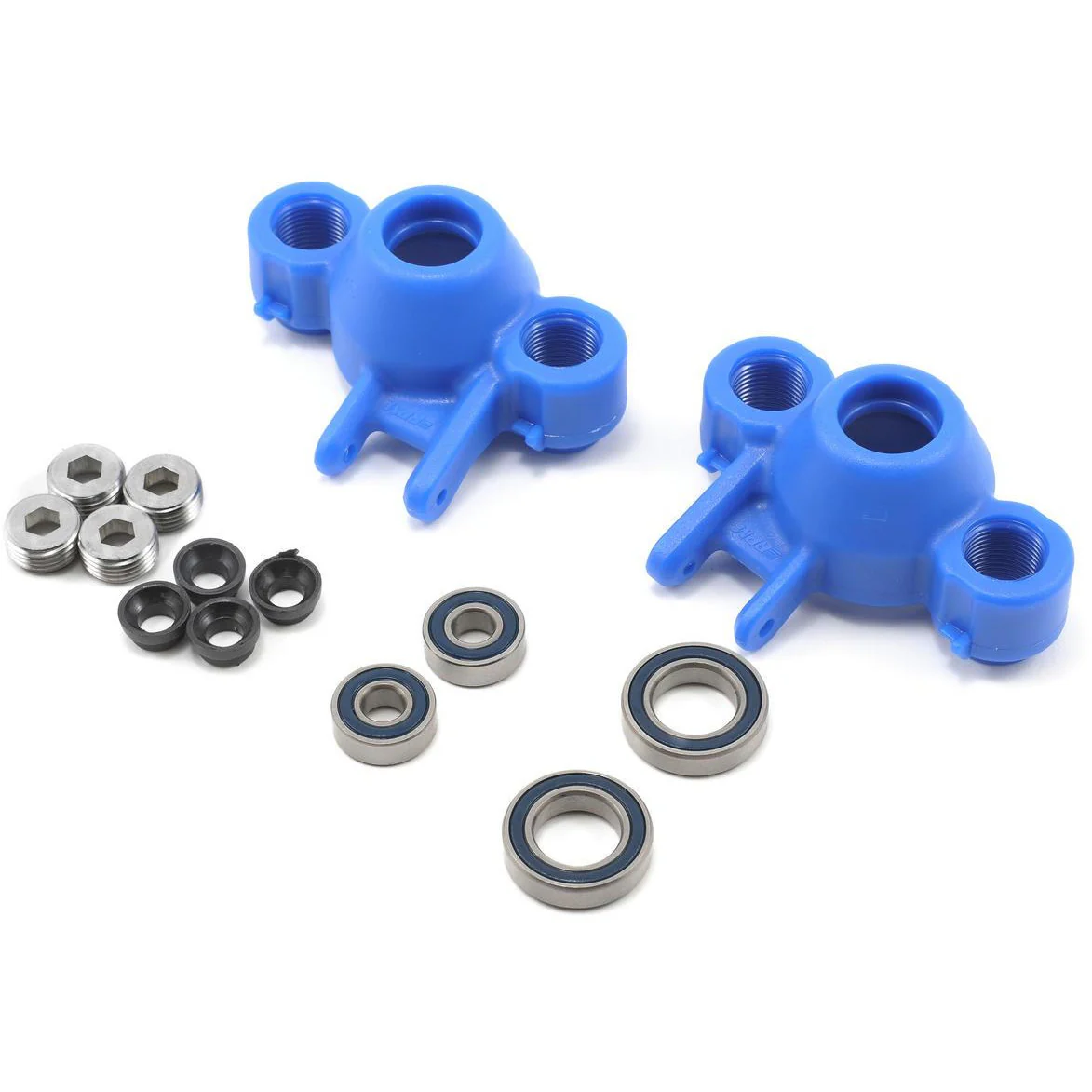 RPM Axle Carriers & Oversized Bearings (Blue) (Revo/Slayer) (2)