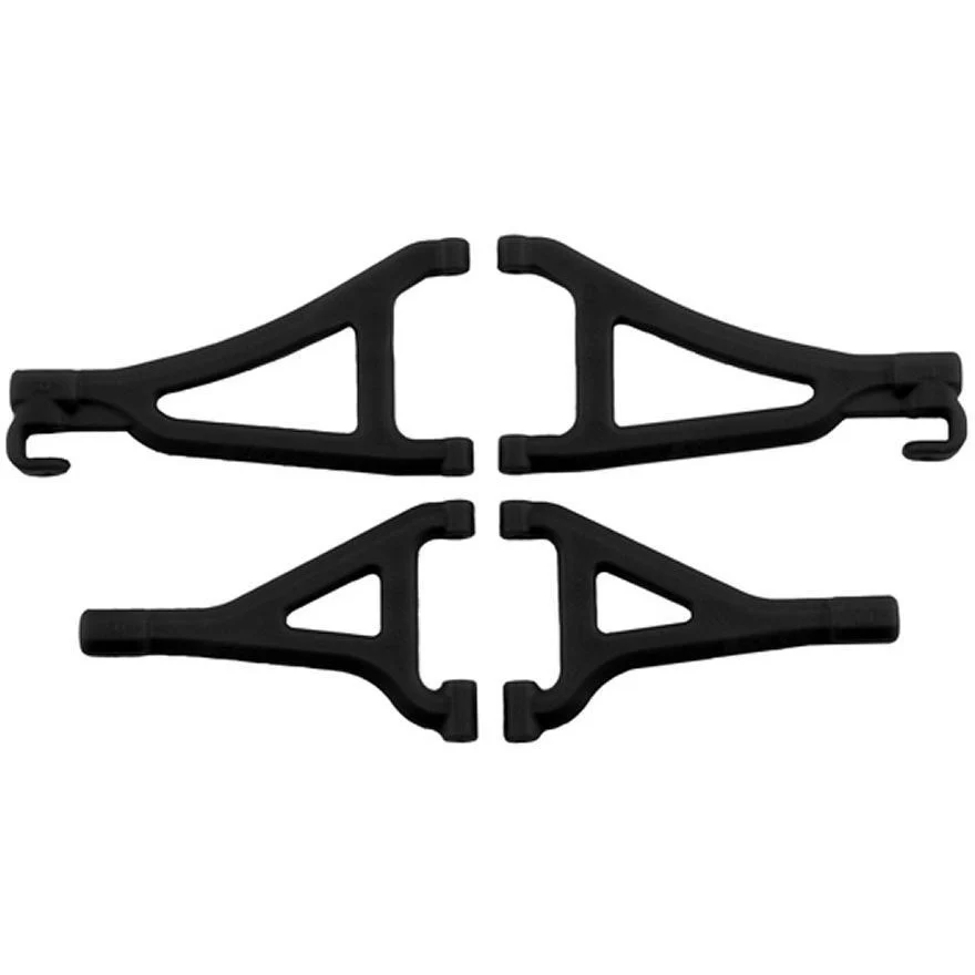RPM Front Upper & Lower A-Arm Set (1/16 E-Revo) (Black)