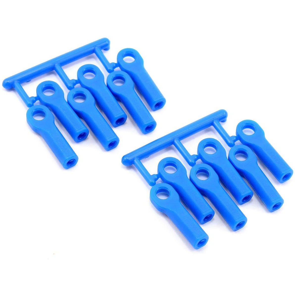 RPM Long Traxxas Turnbuckle Rod End Set (Blue) (12)