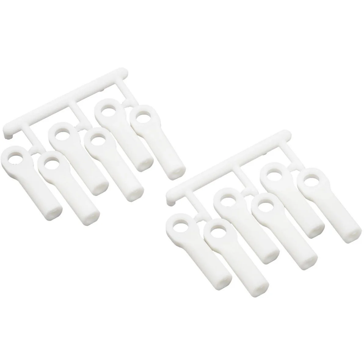 RPM Long Traxxas Turnbuckle Rod End Set (White) (12)