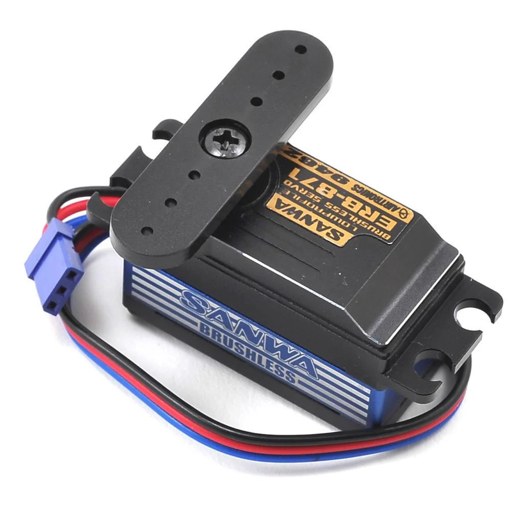 Sanwa/Airtronics ERB-871 Low Profile Aluminum Case Brushless Servo (Waterproof)