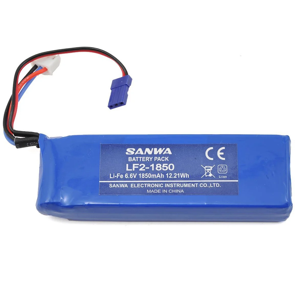 Sanwa/Airtronics LF2-1850 2S LiFe Transmitter Battery (6.6V/1850mAh) (MT4, M12)