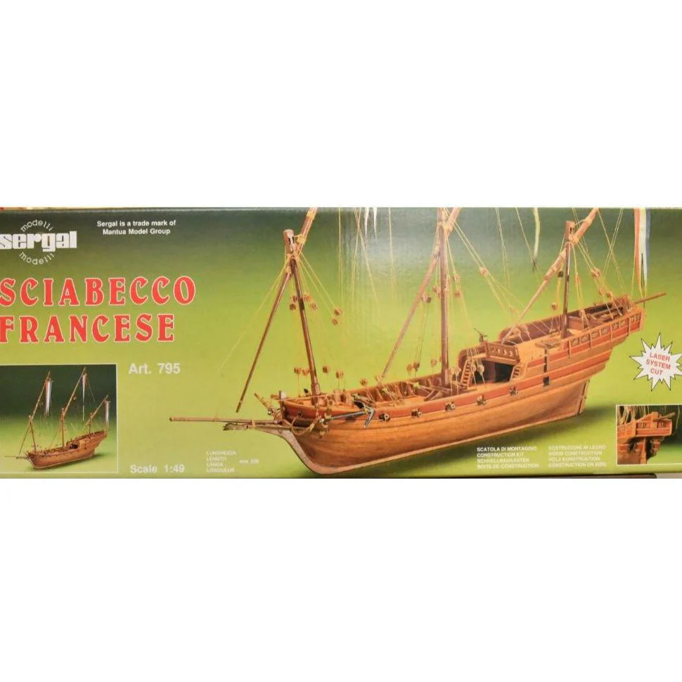 1/49 Sergal 795 Sciabecco Francese Xebec - Image 2