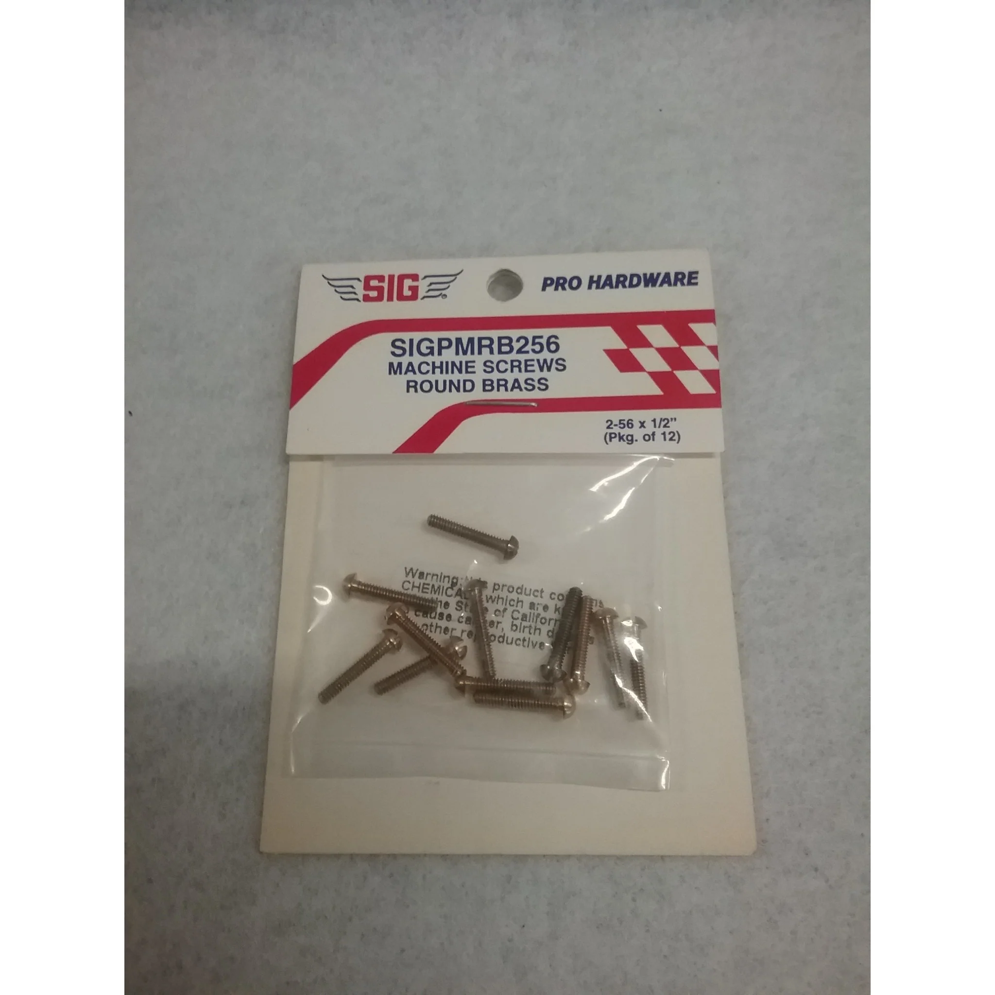 SIG PMRB256 Machine Screws Round Brass