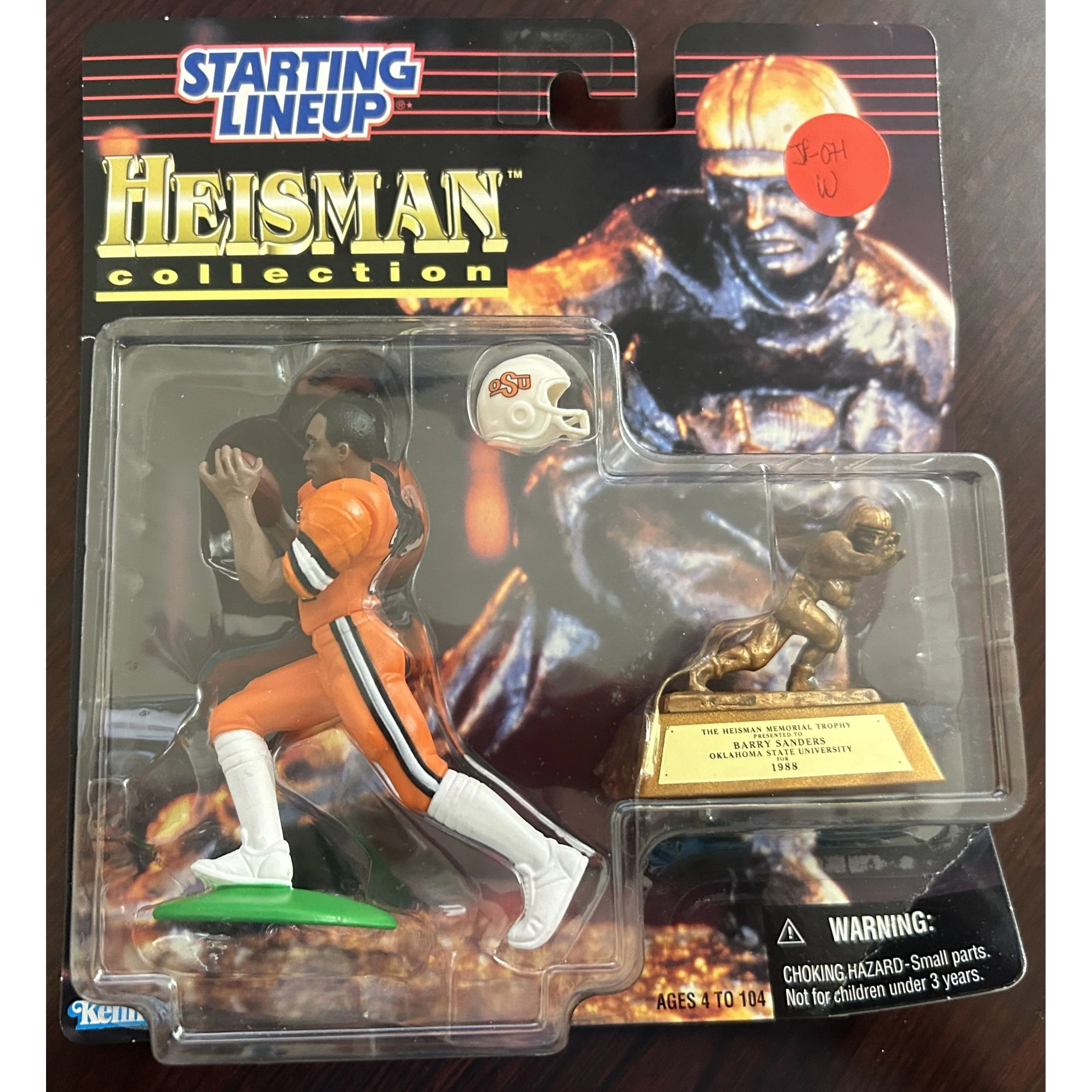 Starting Lineup 1998 Heisman Collection Oklahoma St Barry Sanders