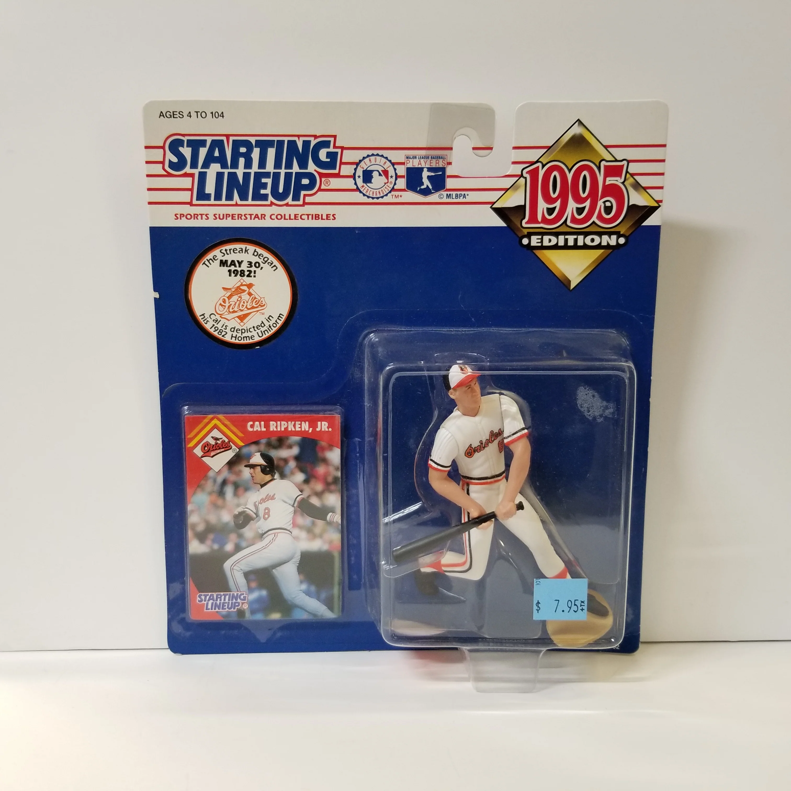 Starting Lineup 1995 Edition Baltimore Orioles Cal Ripkin Jr.