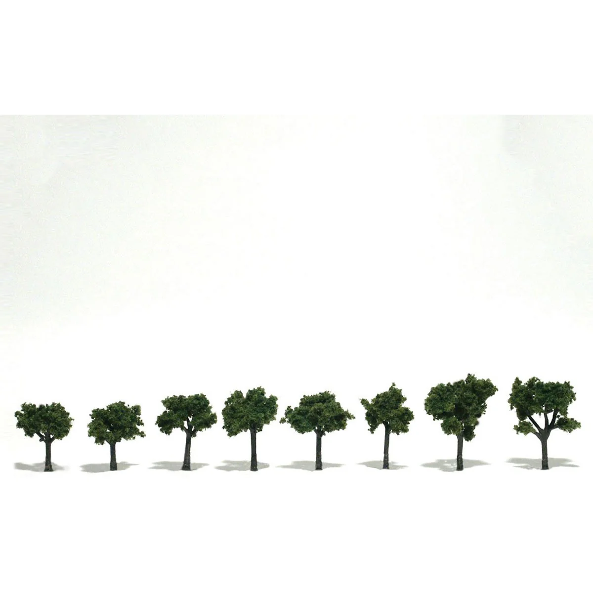 TR1501 Ready-Made Tree, Medium Green .75-1.25" (8)