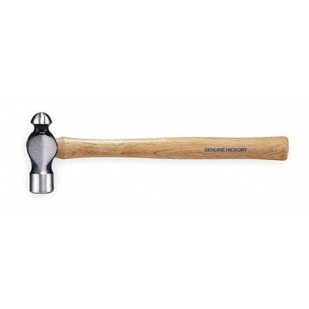 WESTWARD 16 oz. Ball Peen Hammer, 13-3/4" Hickory Handle