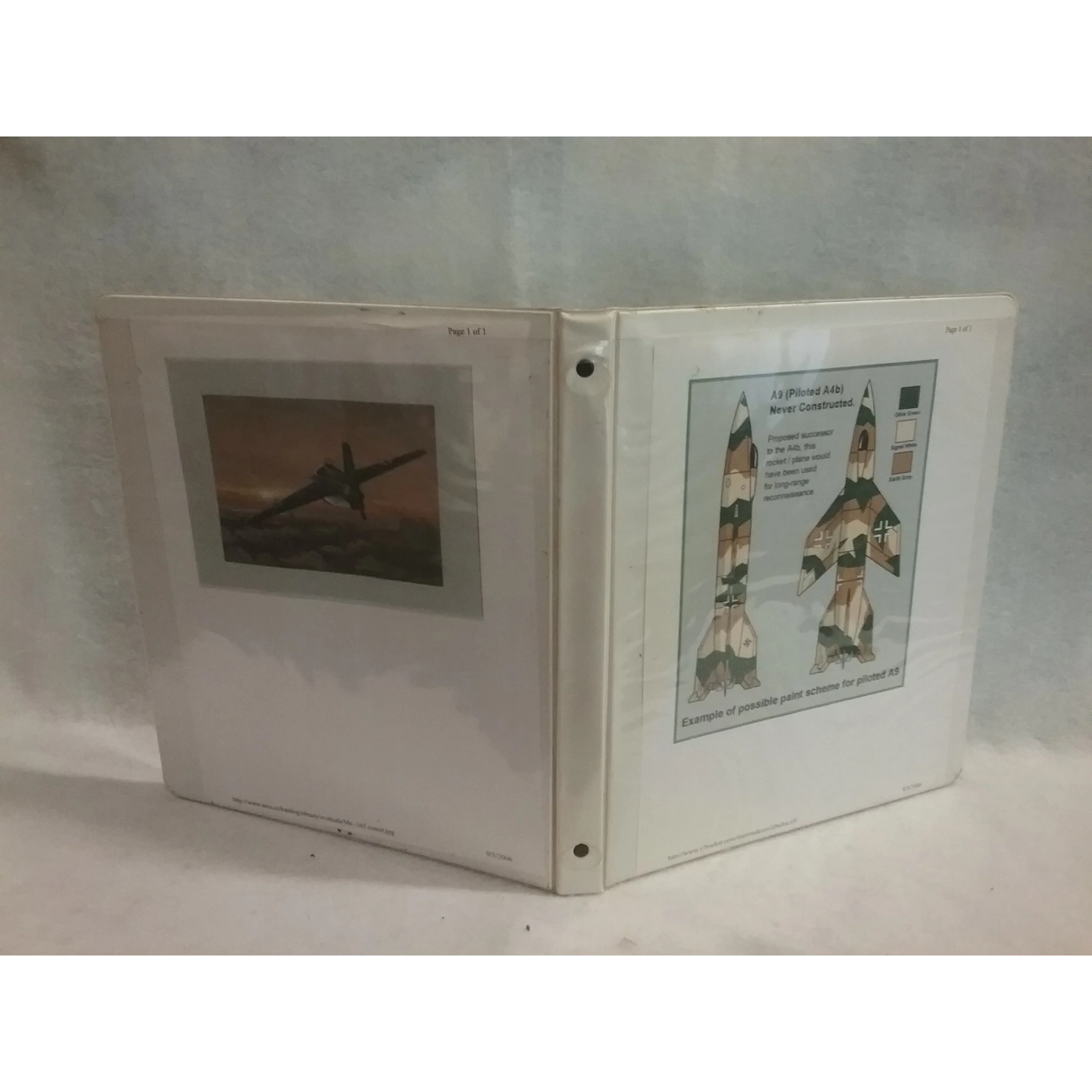 WWll German A4/V2 Homemade Reference Manual with pictures and specs