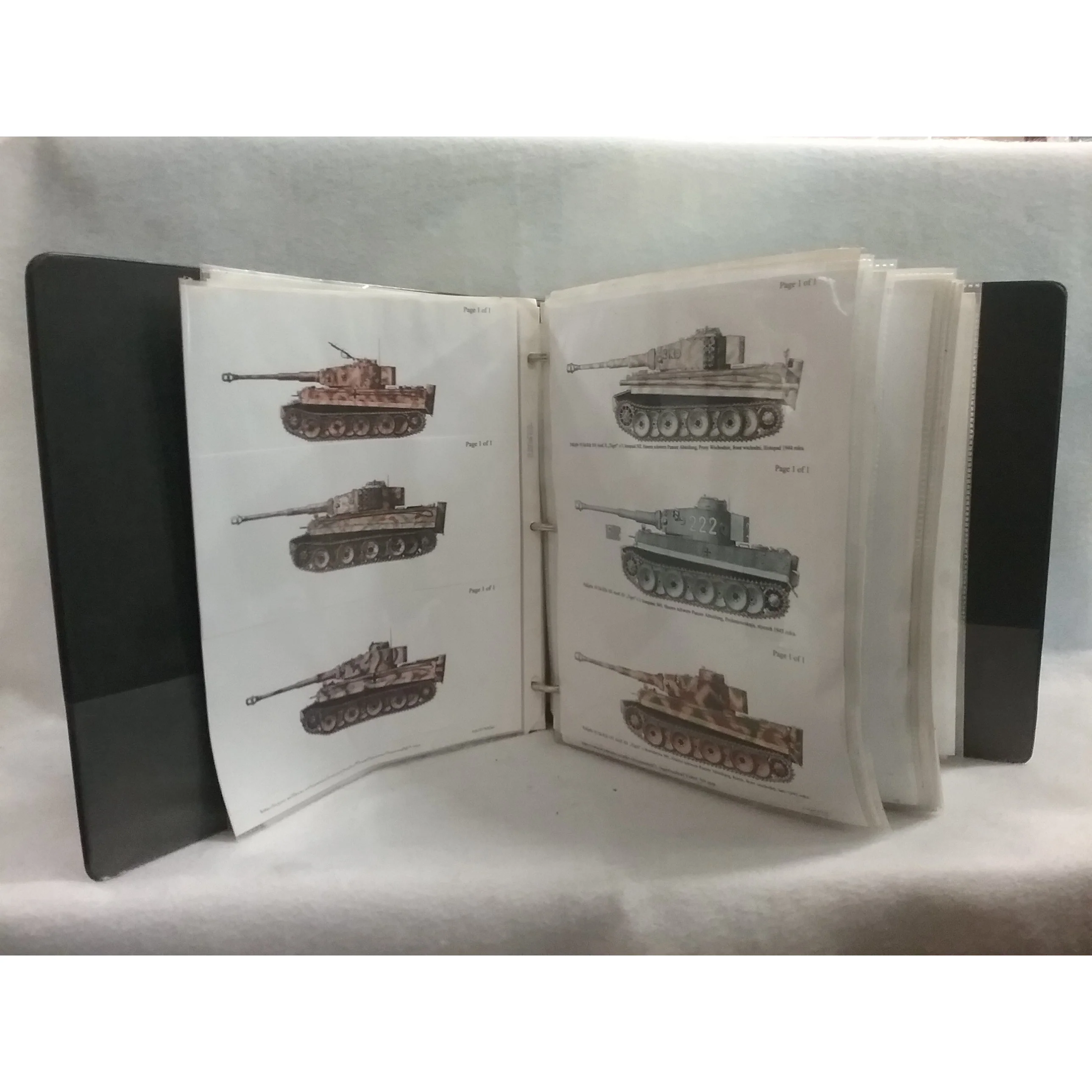 WWll German Military Homemade Reference Manual with pictures and specs - Image 2
